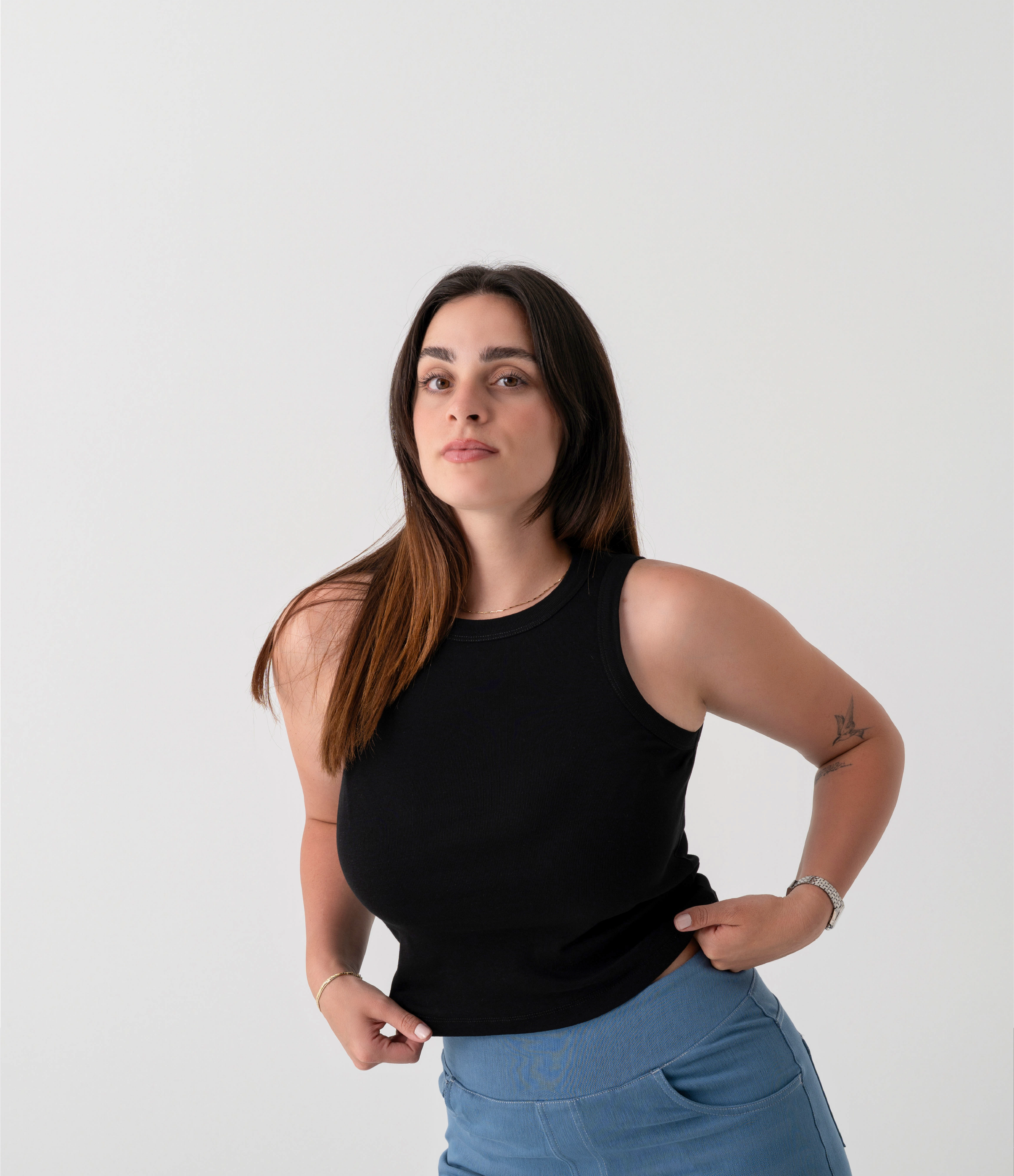 Regular-Fit Cotton Tank Top