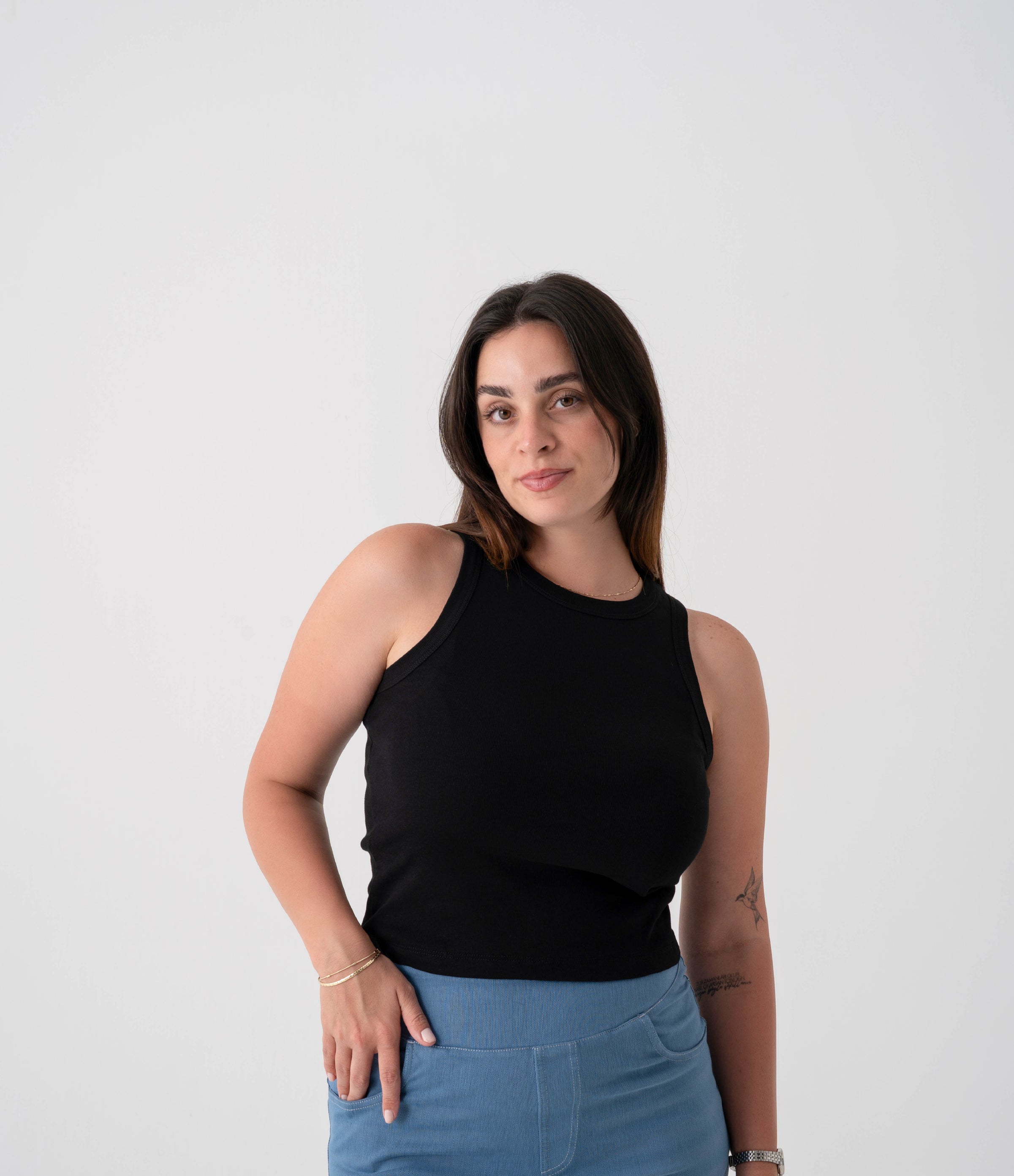 Regular-Fit Cotton Tank Top