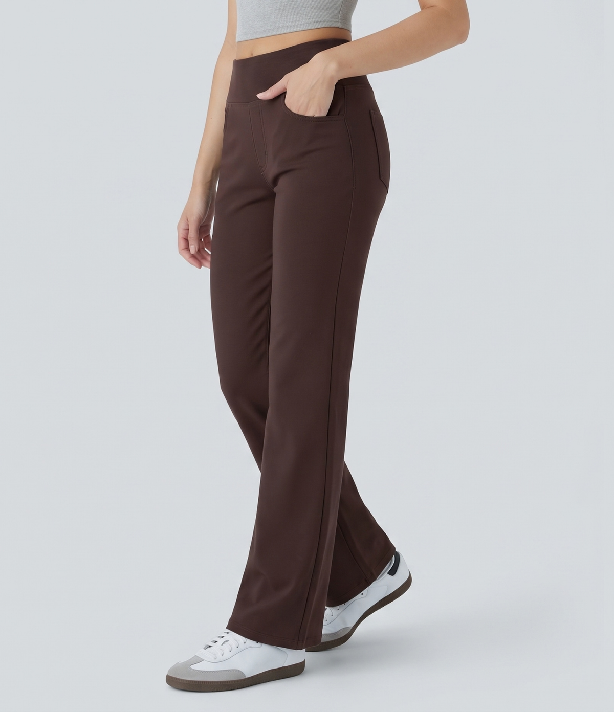 NoodLAB Flex™ Yüksek Bel Düz Paça Jean