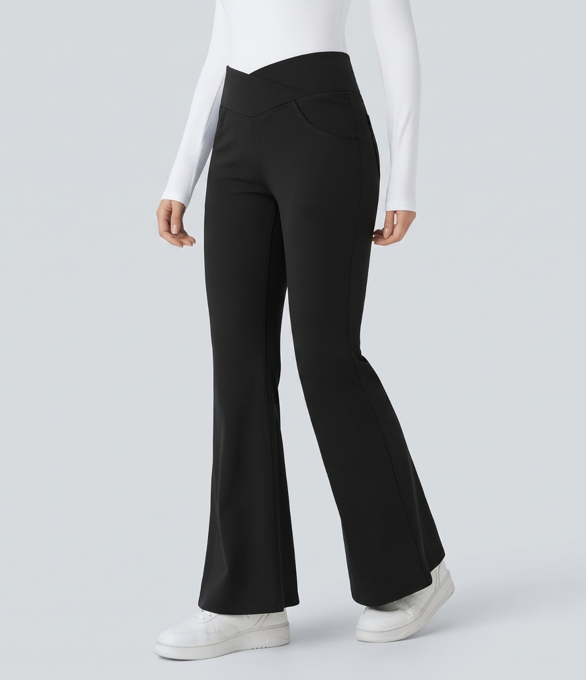 Noodlab Flex™ Yüksek Bel İspanyol Paça Jean