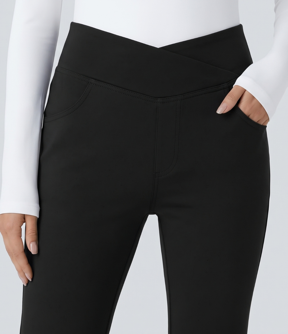 Noodlab Flex™ Yüksek Bel İspanyol Paça Jean