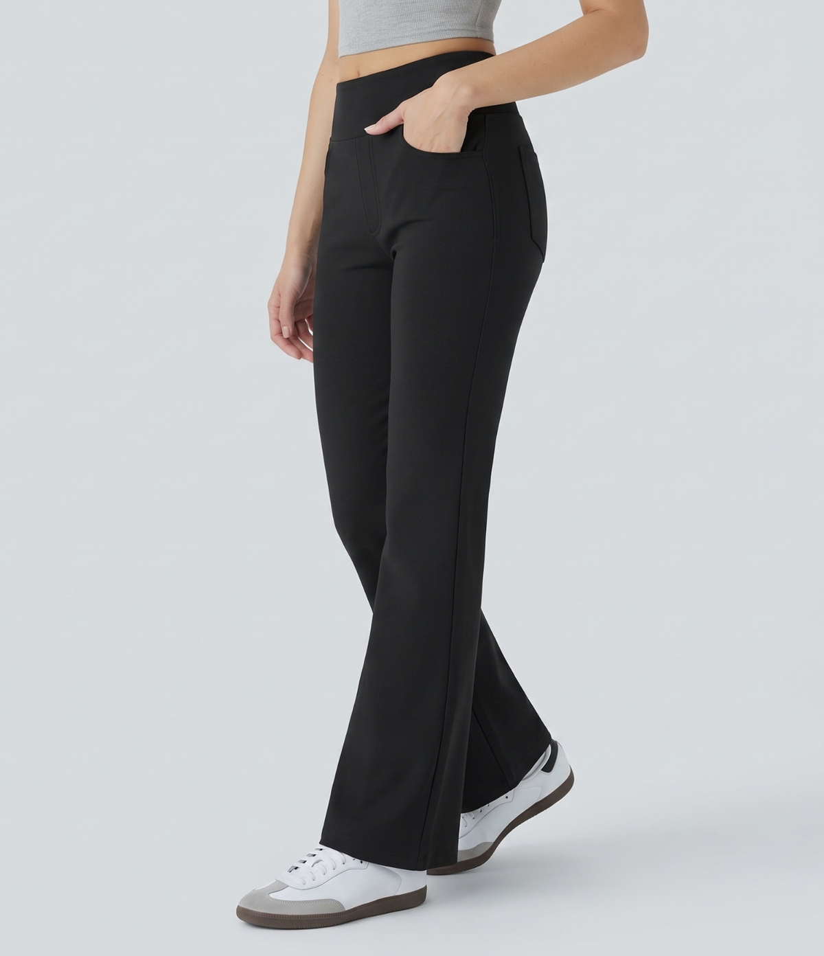NoodLAB Flex™ Yüksek Bel Düz Paça Jean