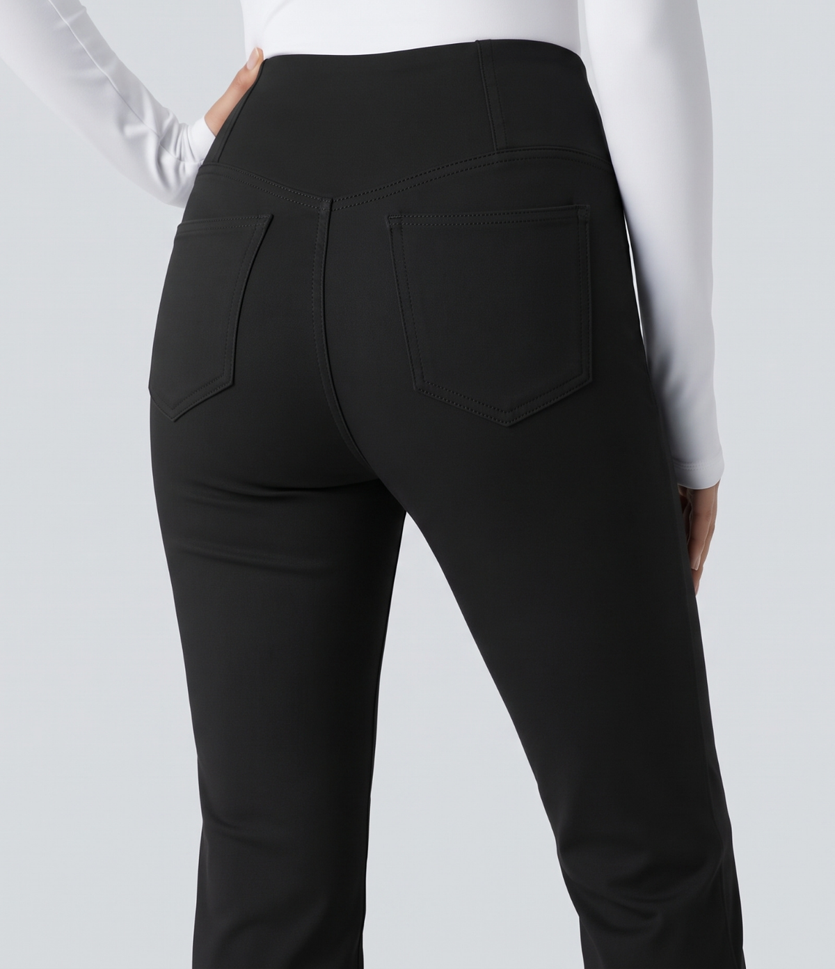 Noodlab Flex™ Yüksek Bel İspanyol Paça Jean