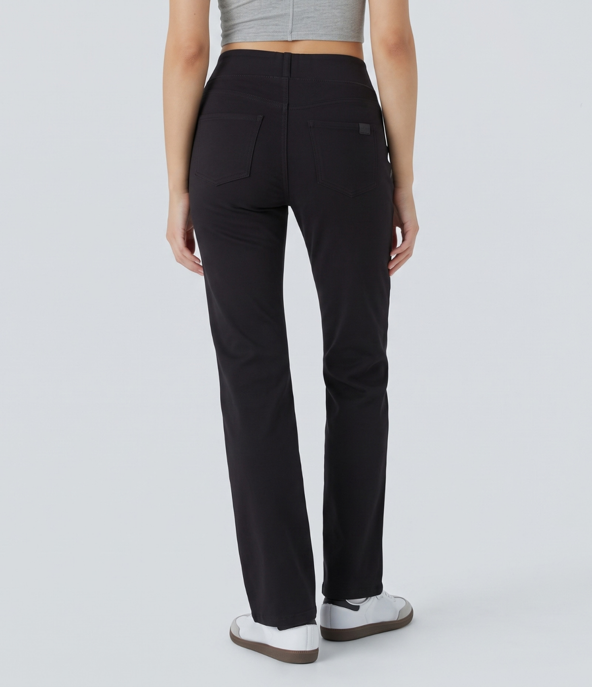 NoodLAB Flex™ Yüksek Bel Düz Paça Jean