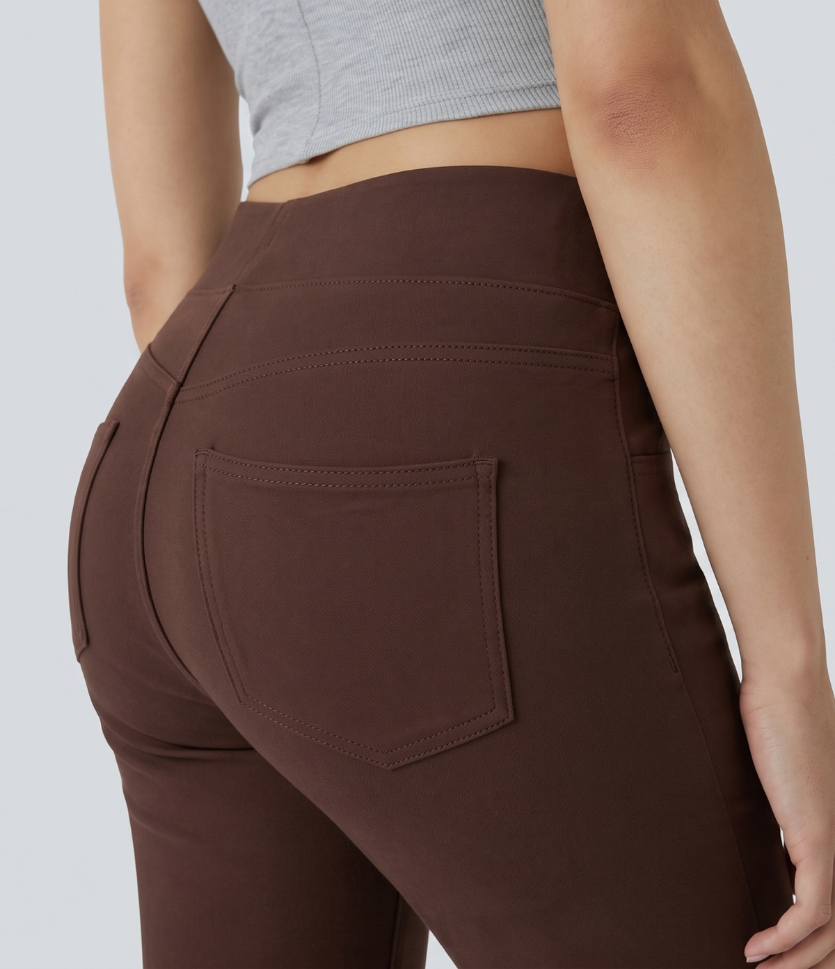 NoodLAB Flex™ Yüksek Bel Düz Paça Jean