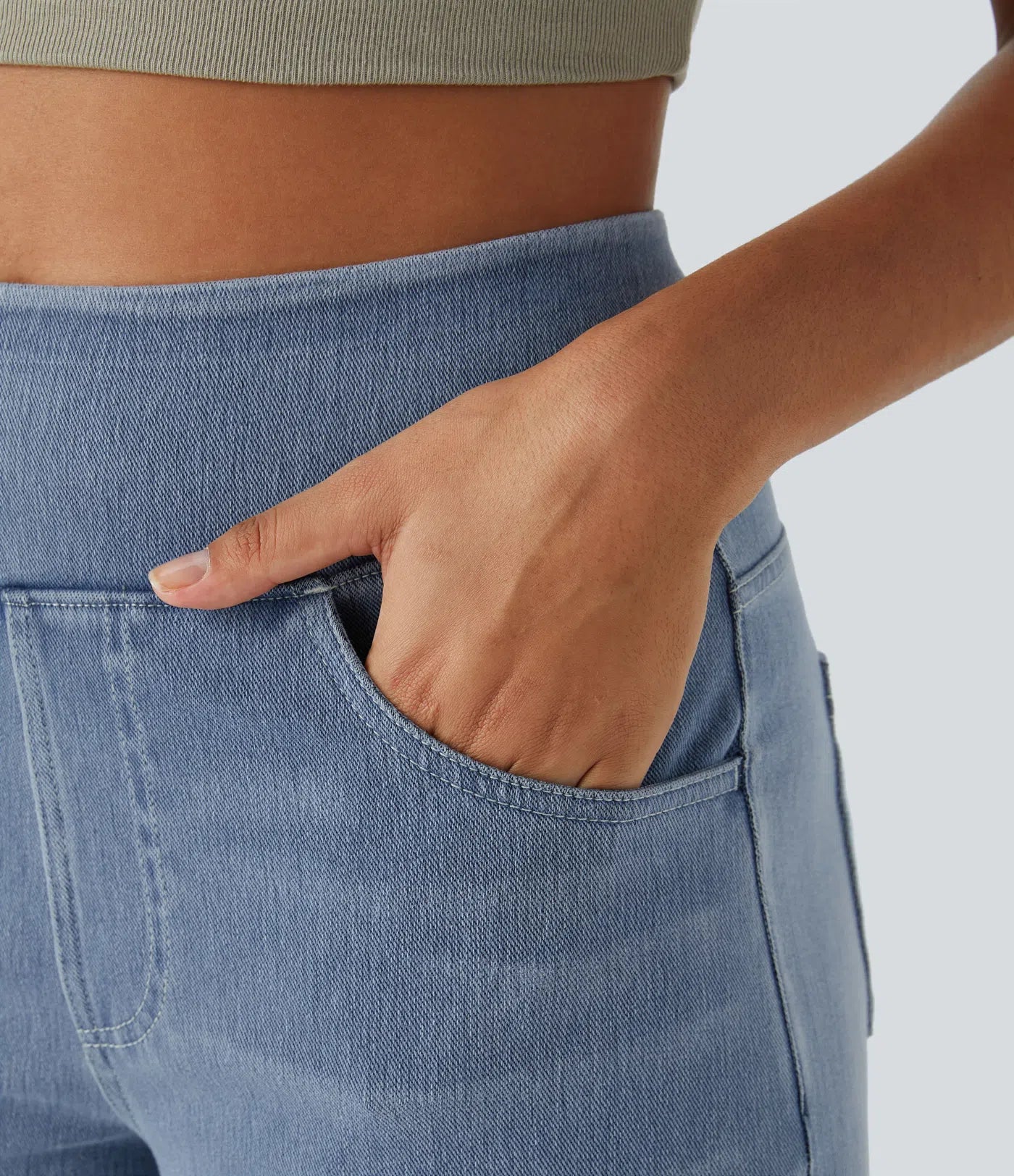 Noodlab Flex™ Comfort Yüksek Bel Jean